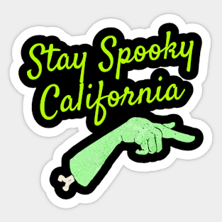 Stay Spooky California Sticker